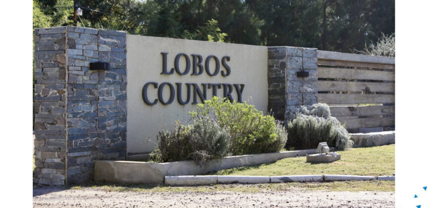 Venta de LOTE en Lobos Country Club